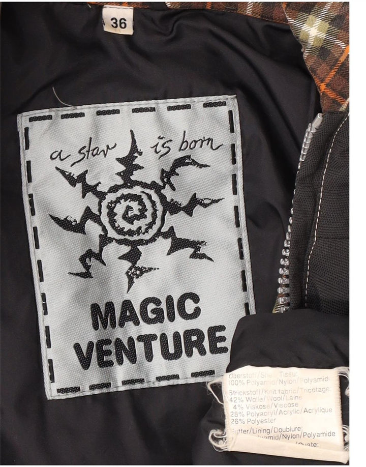 Magic Venture Ανδρικό τζάκετ σκι με κουκούλα με κουκούλα, 36 Small Retro