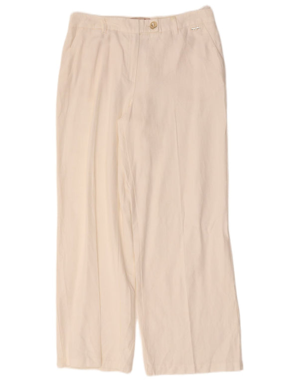 Marks & Spencer Γυναικείο Παντελόνι Chino UK 10 Small W30 L28 Off White