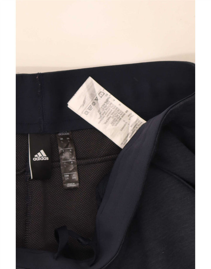 Ανδρική αθλητική φόρμα Adidas Παντελόνι με μεγάλο μπλε ναυτικό πολυεστέρα