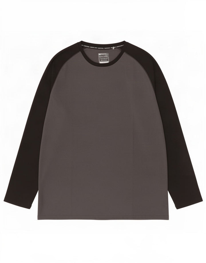 Mountain Warehouse Ανδρικό IsoCool Top Μακρύ μανίκι 2XL Γκρι Colourblock