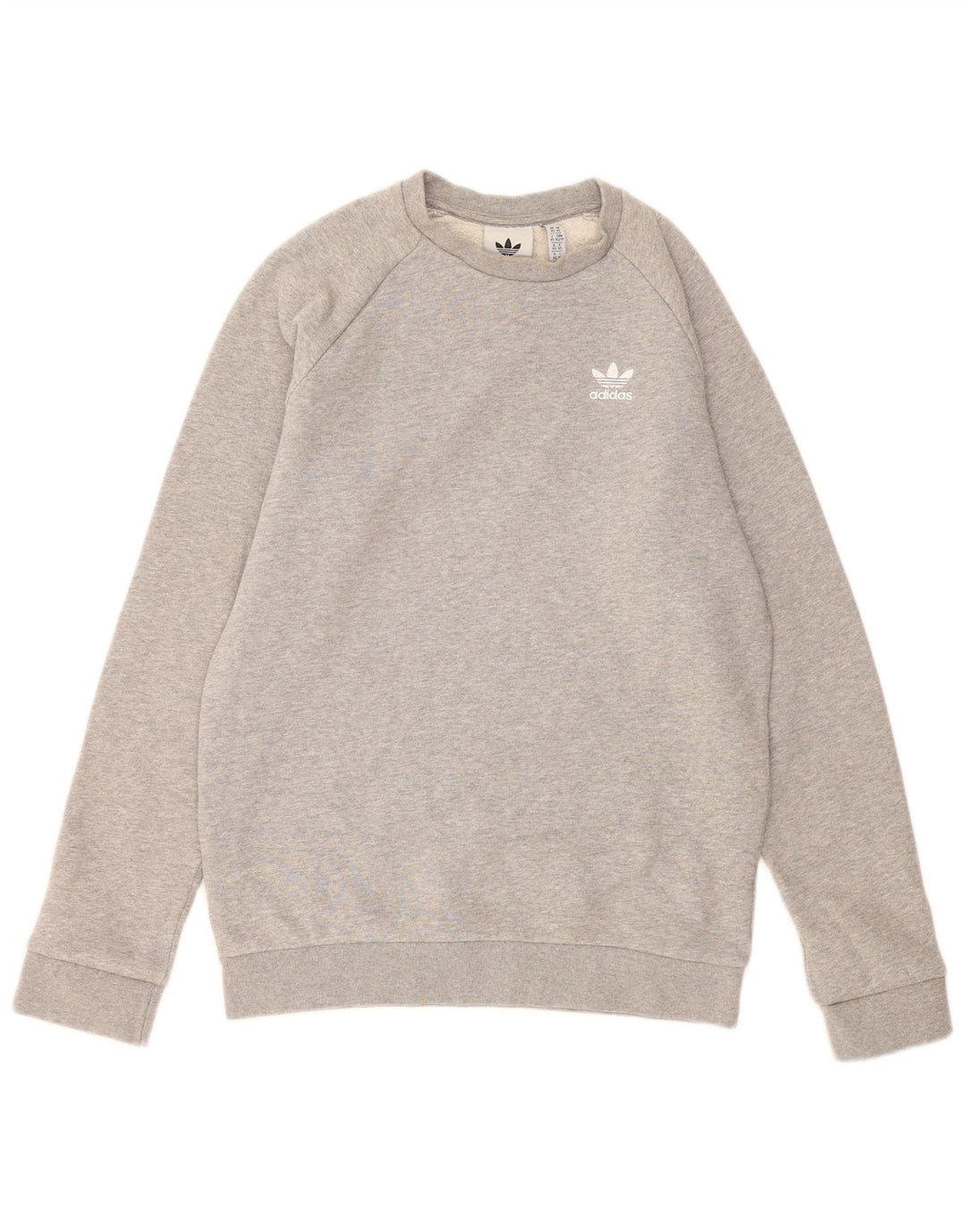 ADIDAS Mens Sweatshirt Jumper XS Grey Cotton