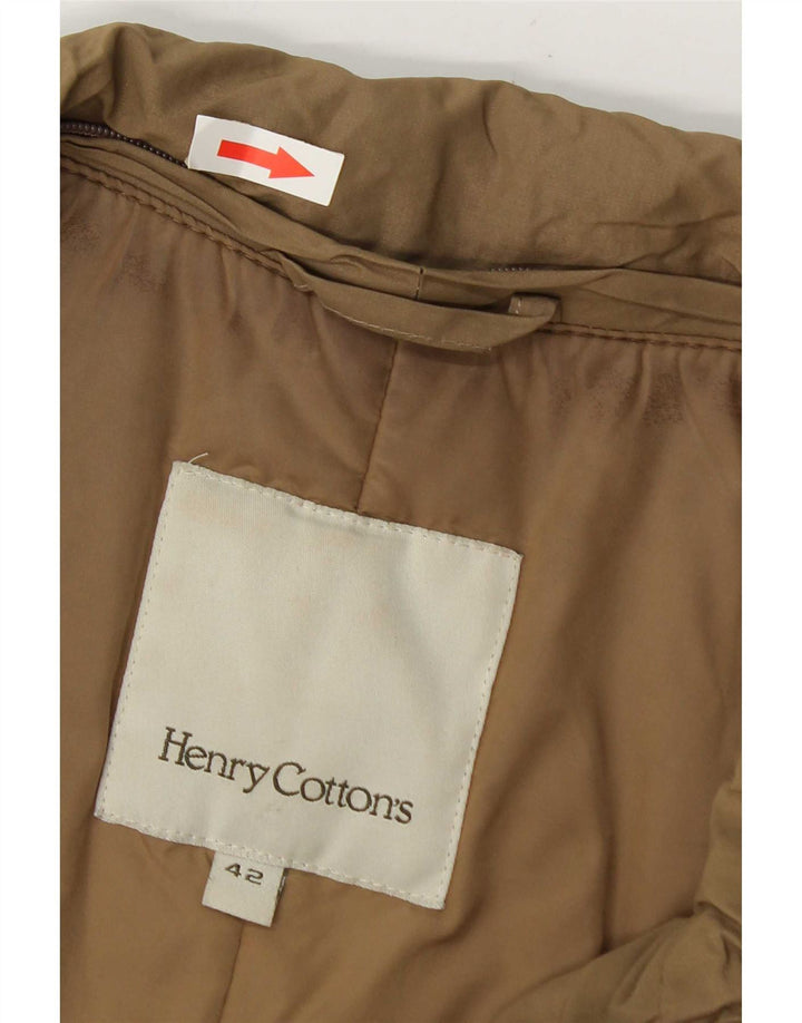 Henry Cottons Γυναικείο Μπουφάν Utility με Ζώνες IT 42 Medium Khaki Polyamide