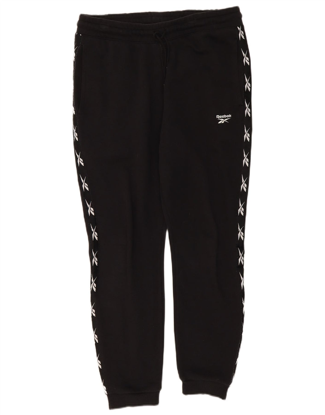 Ανδρική φόρμα γραφικής Reebok Παντελόνι Joggers Μεσαίο μαύρο βαμβακερό