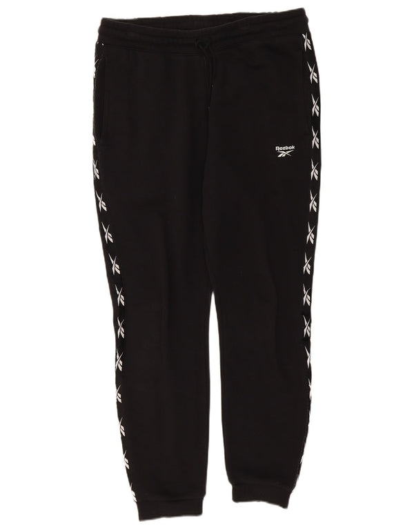 Ανδρική φόρμα γραφικής Reebok Παντελόνι Joggers Μεσαίο μαύρο βαμβακερό