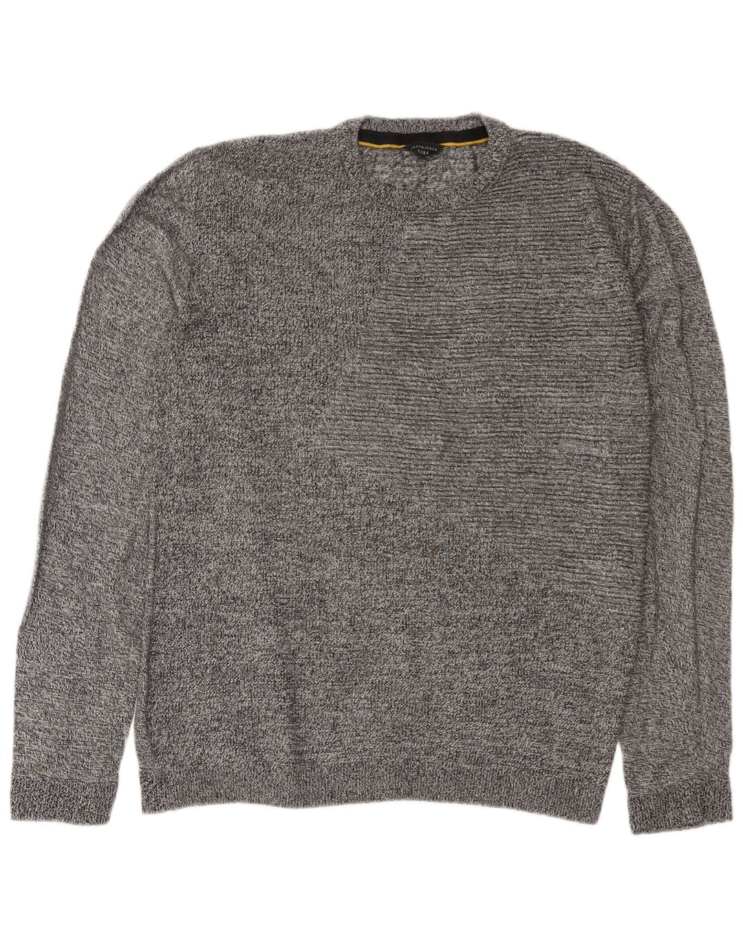 Jack & Jones Ανδρικό πουλόβερ με λαιμόκοψη XL με γκρι φλιτζάνι