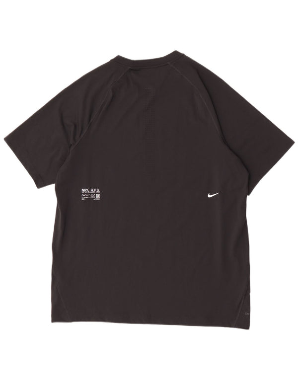 Ανδρικό T-shirt Nike Dri Fit Top Large Μαύρο Πολυεστέρας