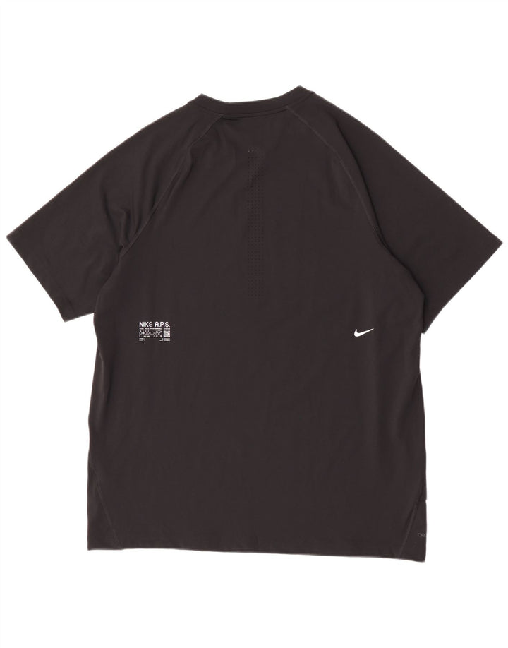 Ανδρικό T-shirt Nike Dri Fit Top Large Μαύρο Πολυεστέρας
