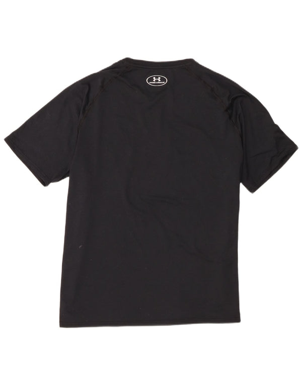 Under Armour Mens Heat Gear Graphic T-Shirt Top XL Μαύρο