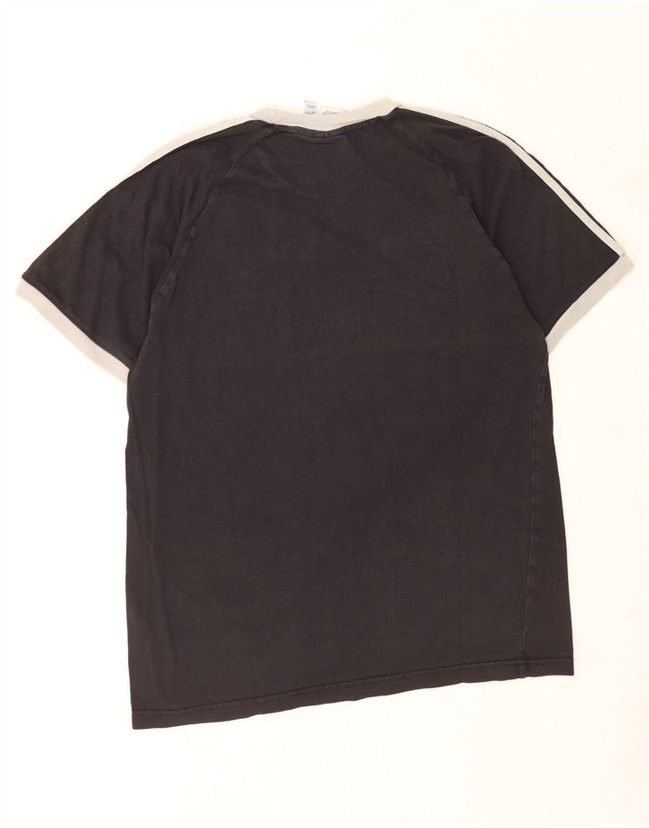 Ανδρικό T-Shirt Adidas Top μεγάλο μαύρο βαμβακερό