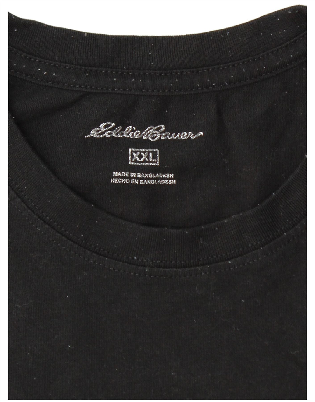 EDDIE BAUER Ανδρικό T-Shirt Top 2XL Μαύρο βαμβακερό