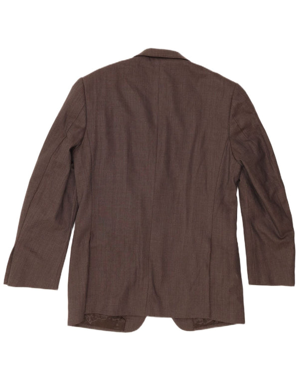 Marks & Spencer Ανδρικό σακάκι blazer UK 40 μεσαίου καφέ μαλλί
