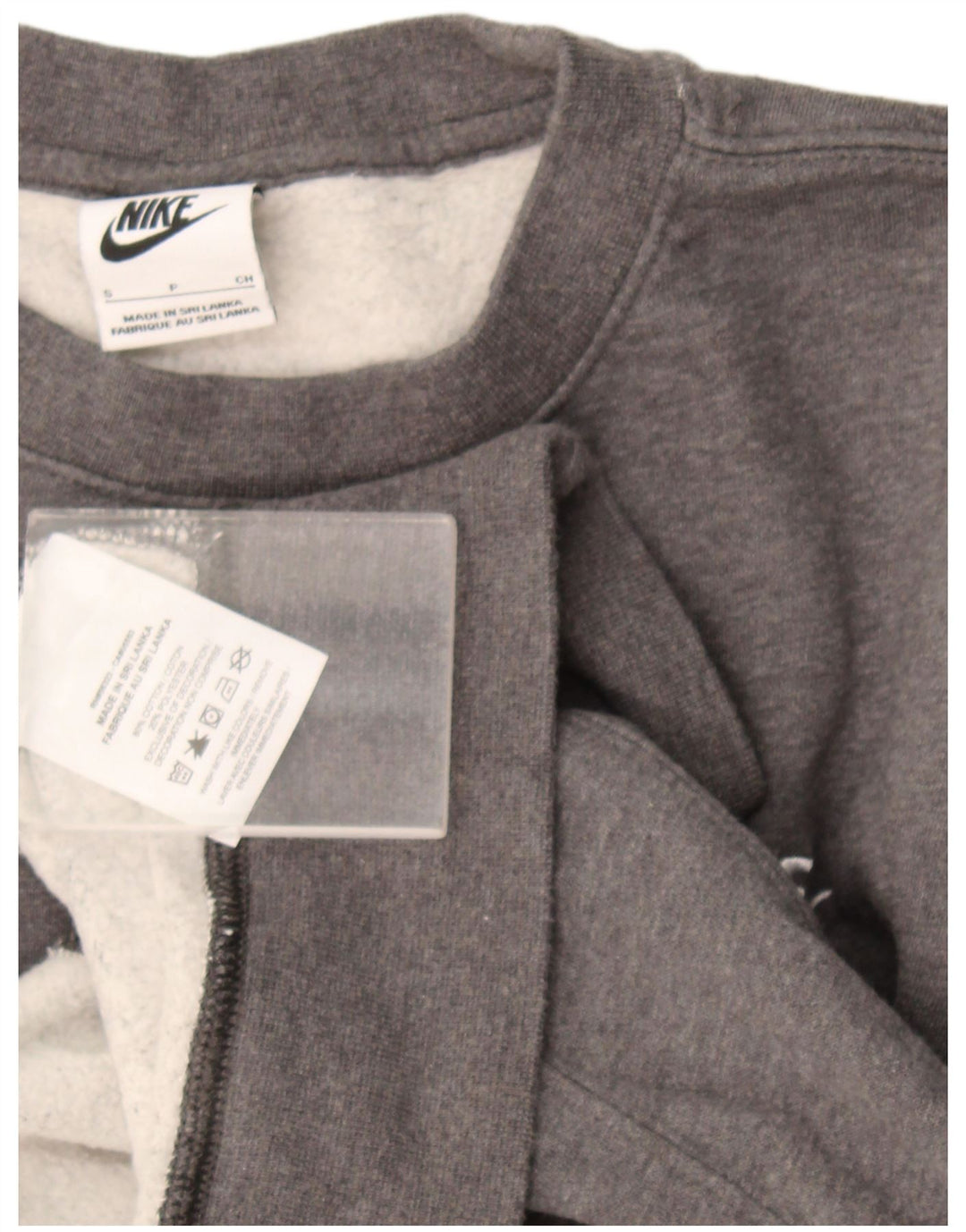 Ανδρικό φούτερ Nike Jumper από μικρό γκρι βαμβακερό χρώμα