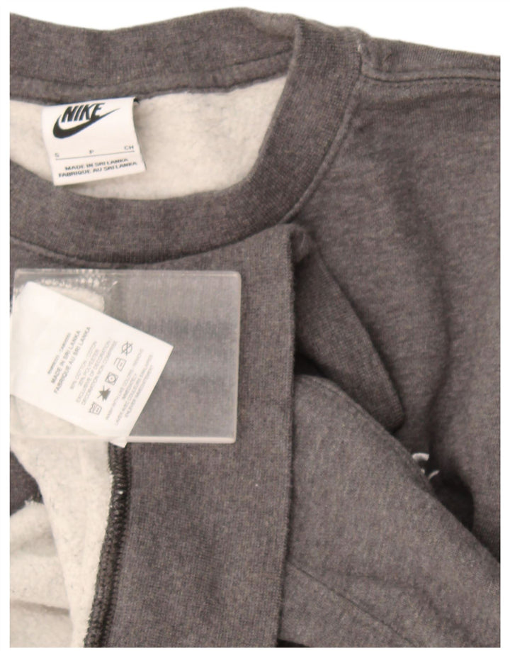 Ανδρικό φούτερ Nike Jumper από μικρό γκρι βαμβακερό χρώμα