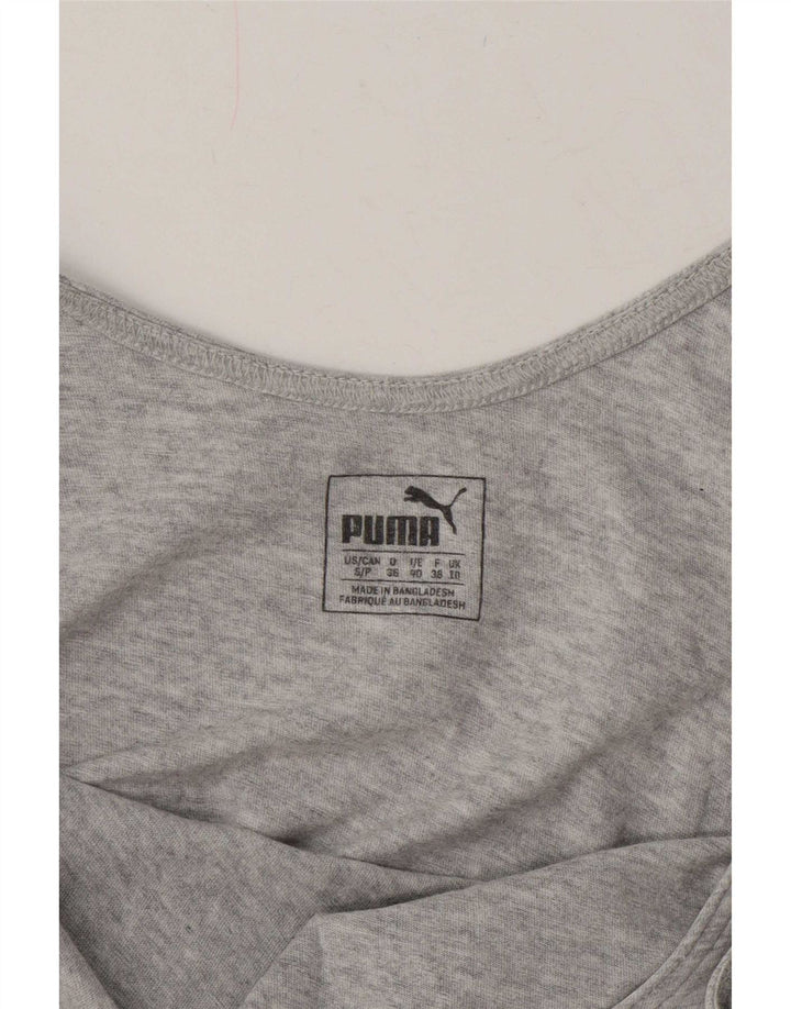 Γυναικείο γραφικό γιλέκο Puma τοπ UK 10 Small Grey Flecked