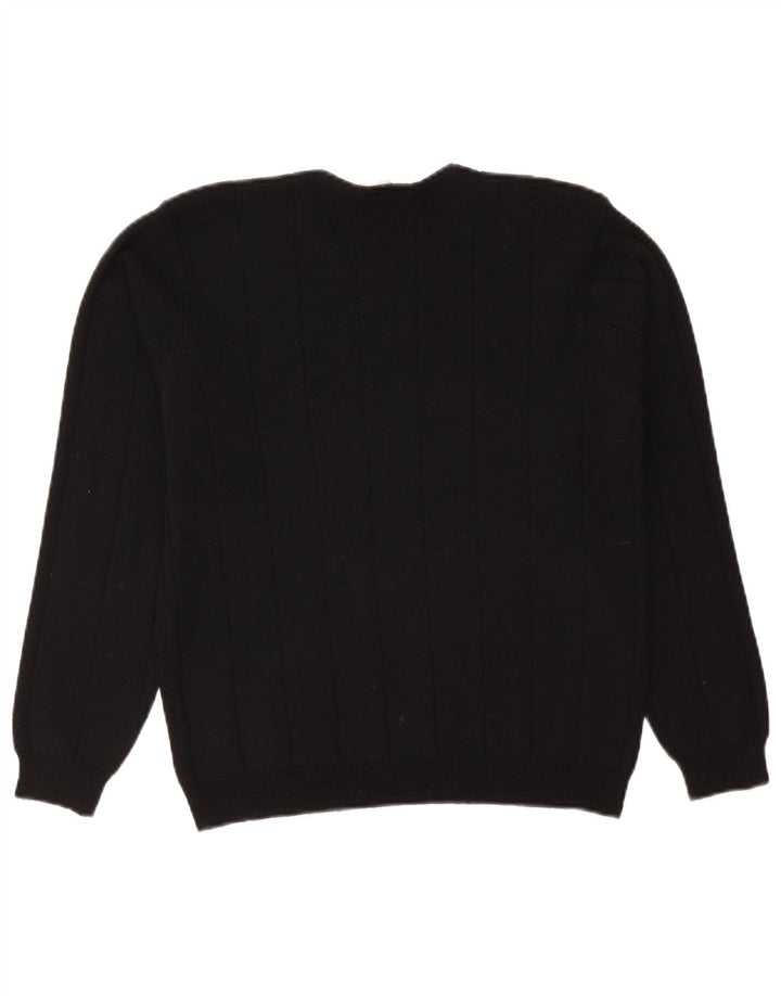 Γυναικείο πουλόβερ Talbots Crew Neck Jumper UK 14 Medium Black Wool Merino