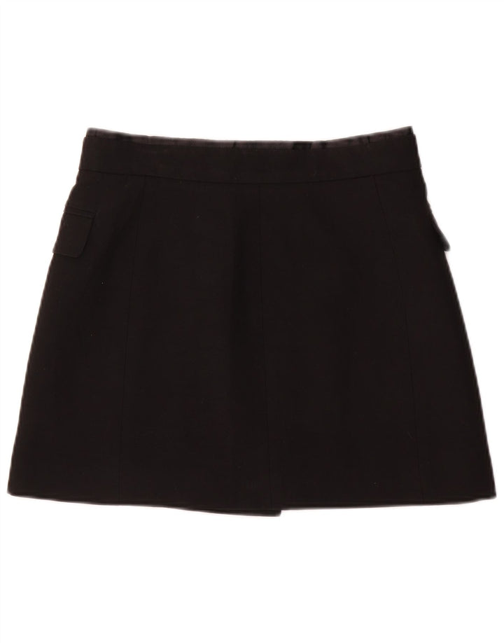 Zara Γυναικεία Μίνι Φούστα Wrap Small W26 Μαύρη