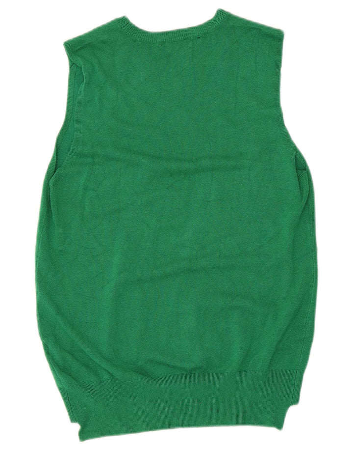 Zara Γυναικείο Γιλέκο Tank Top UK 12 Μεσαία Πράσινη Βισκόζη