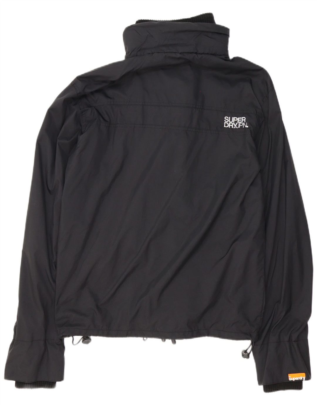 Superdry Ανδρικό γραφικό μπουφάν βροχής UK 42 XL μαύρο νάιλον