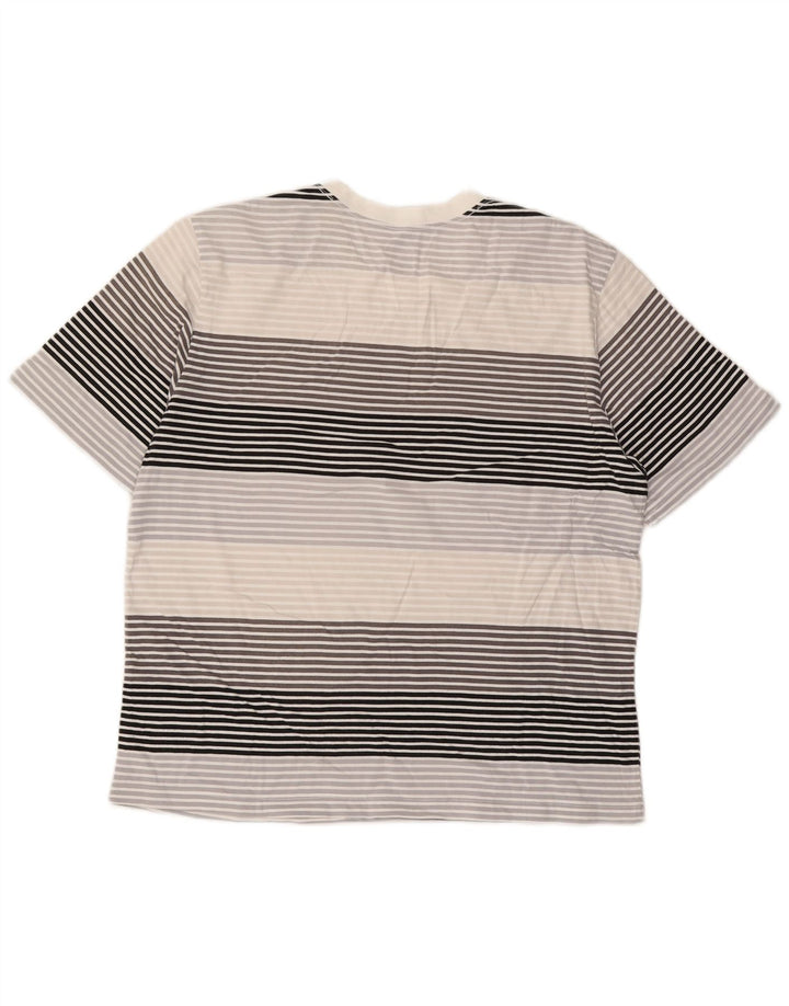 Ανδρικό T-Shirt Nike τοπ XL γκρι ριγέ