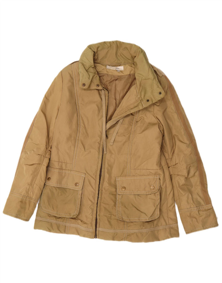 Zara Γυναικείο Utility Jacket UK 18 XL Beige Nylon