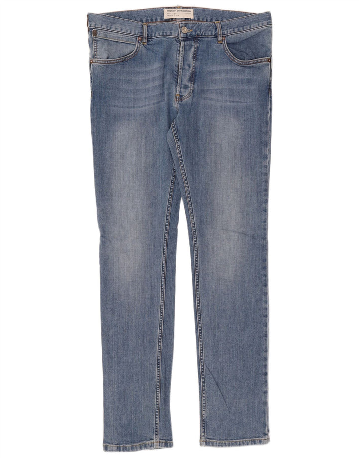ΓΑΛΛΙΚΗ ΣΥΝΔΕΣΗ Ανδρικό Slim Jeans W34 L34 Blue Cotton