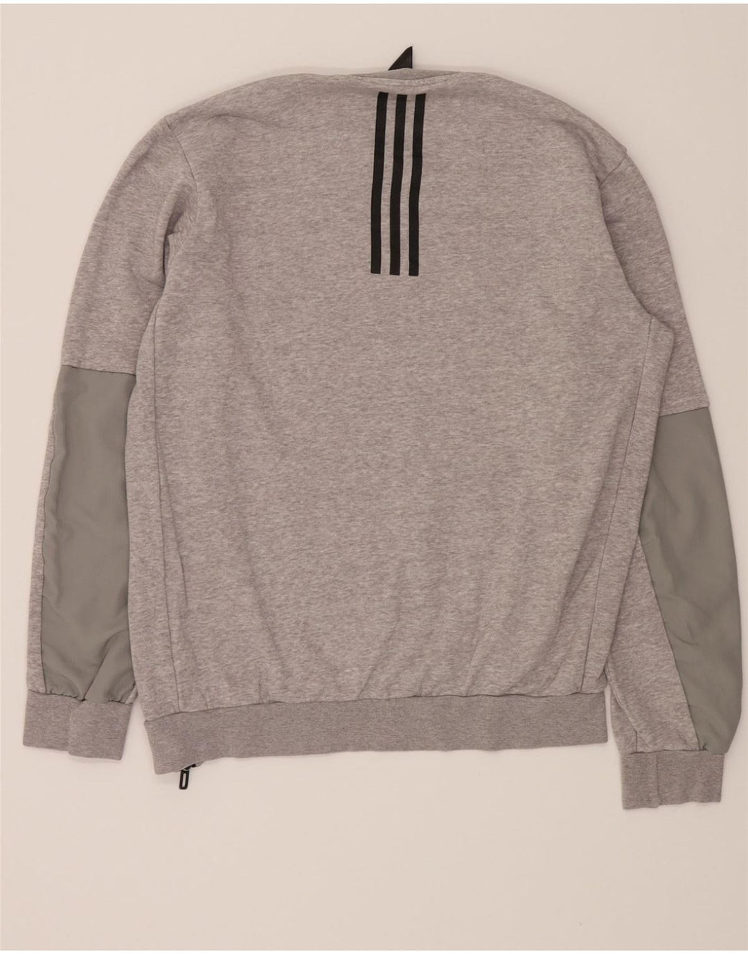 ADIDAS Mens Sweatshirt Jumper Medium Grey Cotton Vintage Adidas and Second-Hand Adidas from Messina Hembry 