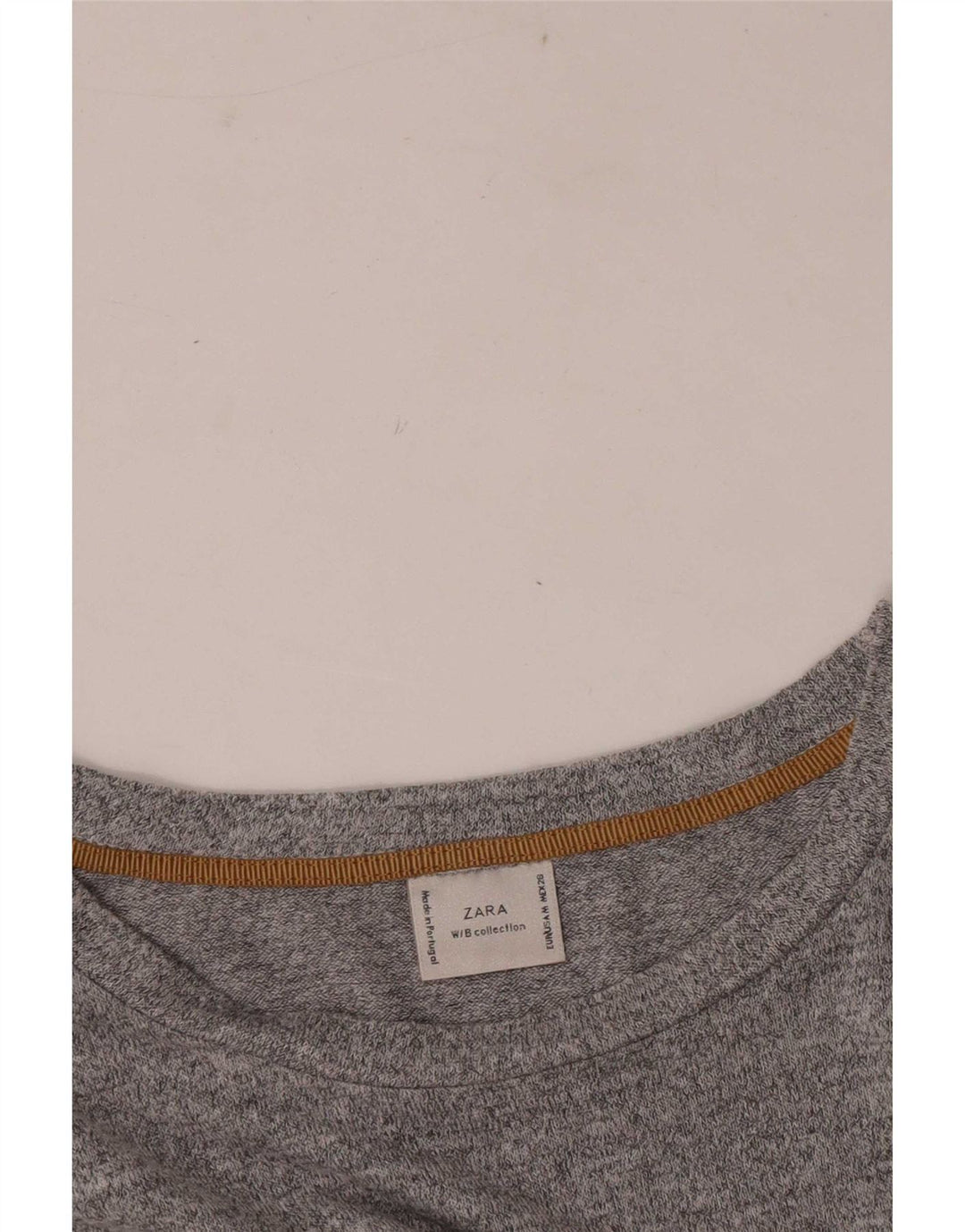 Zara Γυναικεία Ασύμμετρη Μπλούζα Τοπ UK 14 Medium Grey