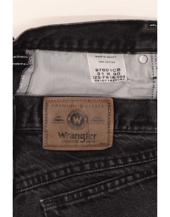 Ανδρικό τζιν Wrangler ίσιο W31 L30 Γκρι βαμβακερό