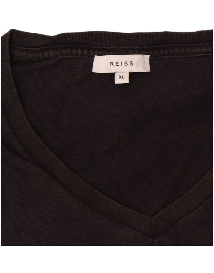 Ανδρικό T-Shirt Reiss Top XL Γκρι βαμβακερό