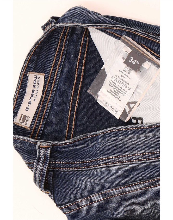 G-Star Ανδρικό Bronson Slim Jeans W34 L29 Μπλε βαμβακερό