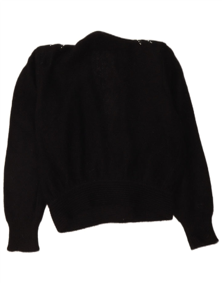 Vintage Γυναικείο Ζακέτα πουλόβερ IT 48 XL Μαύρο