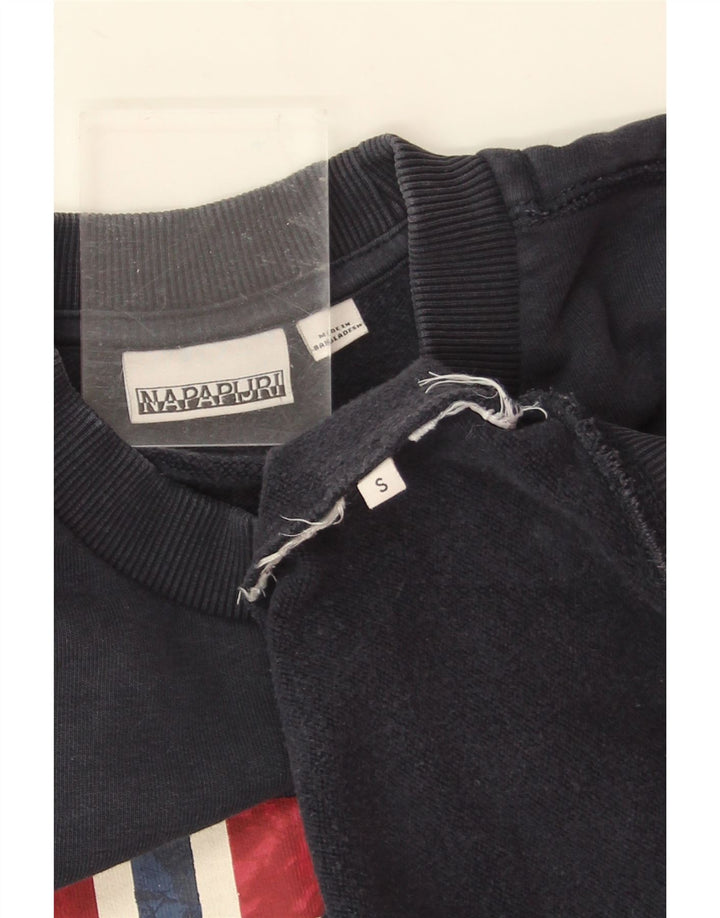 Ανδρικό γραφικό φούτερ Napapijri Jumper Small Navy Blue