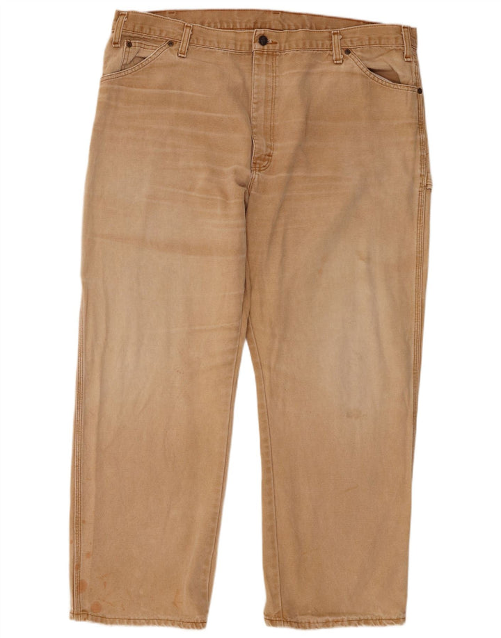 Ανδρικό ίσιο παντελόνι Cargo Dickies W42 L30 Μπεζ βαμβακερό