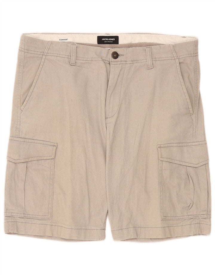 Jack & Jones Ανδρικό σορτς Cargo W36 μεγάλο γκρι βαμβακερό
