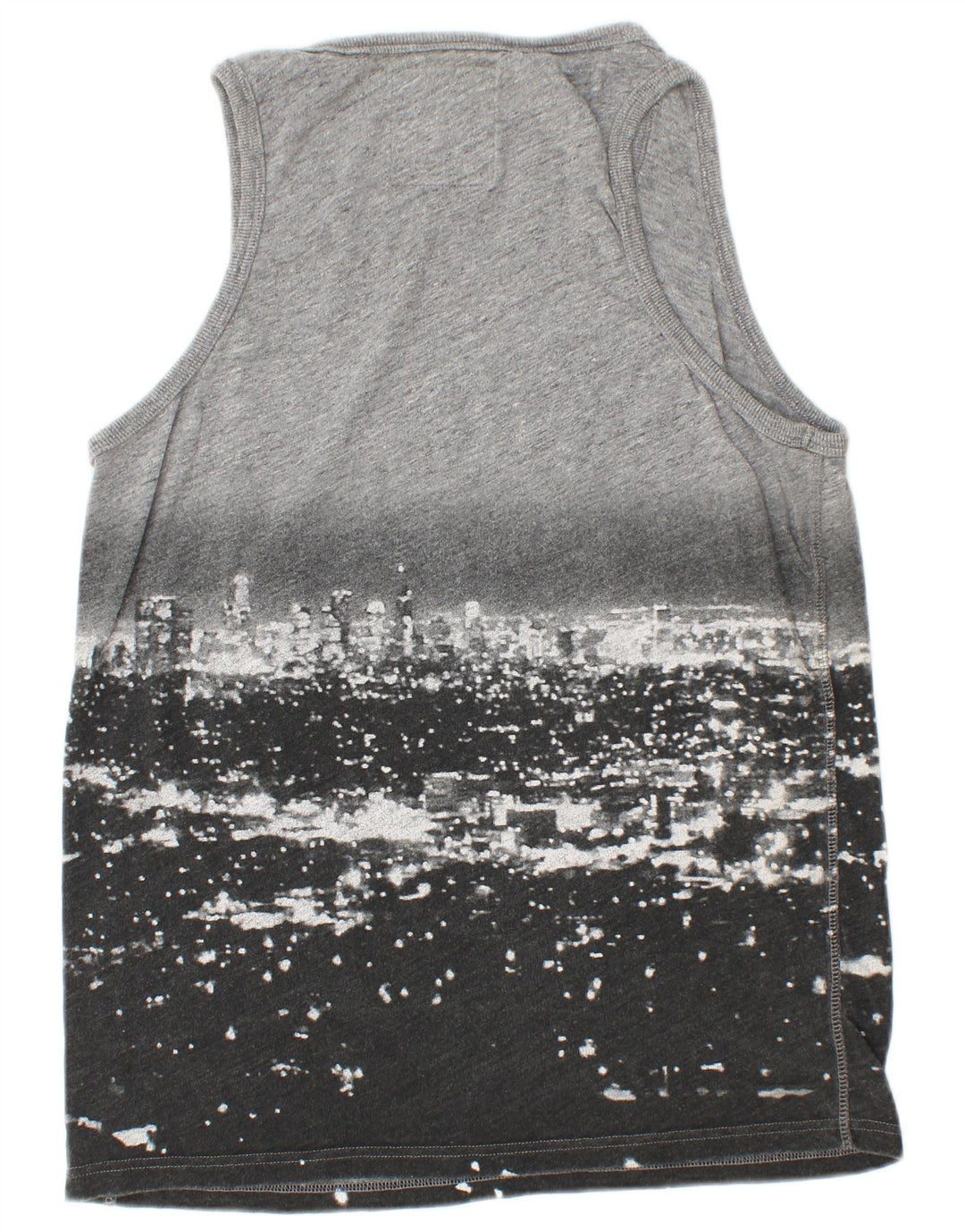 Ανδρικό γραφικό γιλέκο SUPERDRY Top Large Grey Colourblock