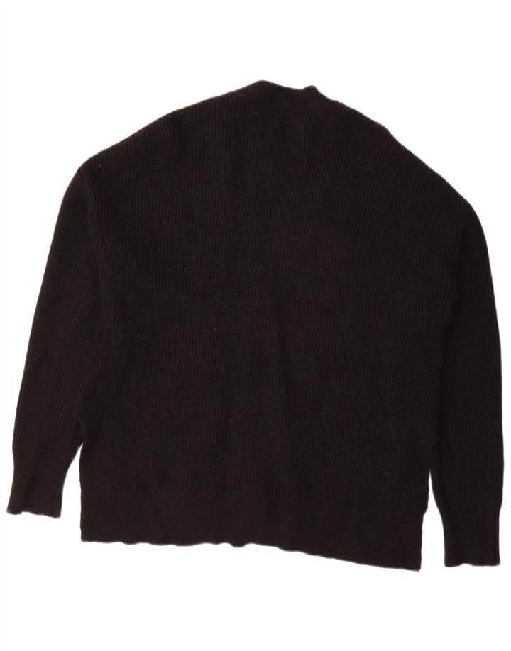 Zara Γυναικείο πουλόβερ με ζακέτα UK 10 Small Black