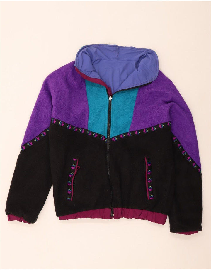 Jack Wolfskin Ανδρικό Fleece Jacket UK 40 μεγάλο πολύχρωμο μπλοκ χρώματος
