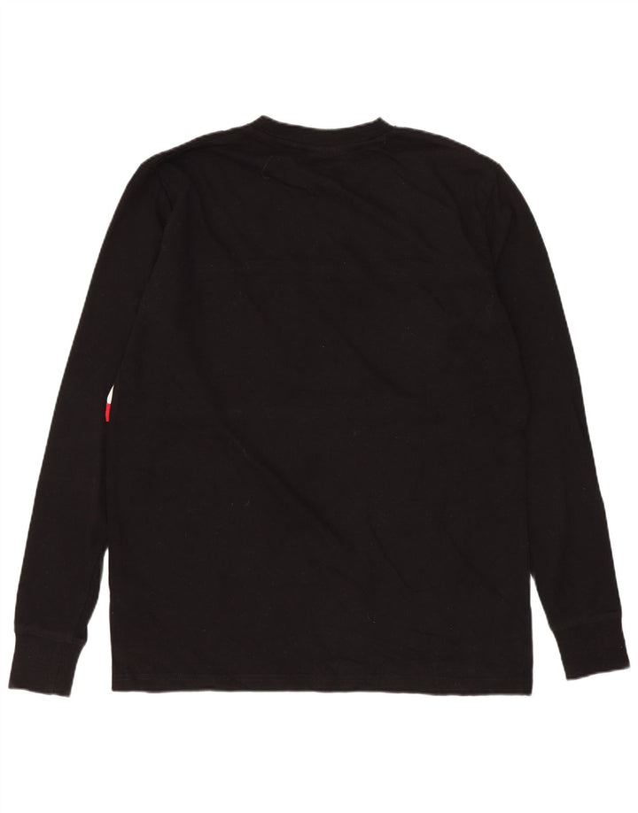 Fila Γυναικείο υπερμεγέθη μακρυμάνικο τοπ μακρυμάνικο UK 2 2XS μαύρο χρώμα