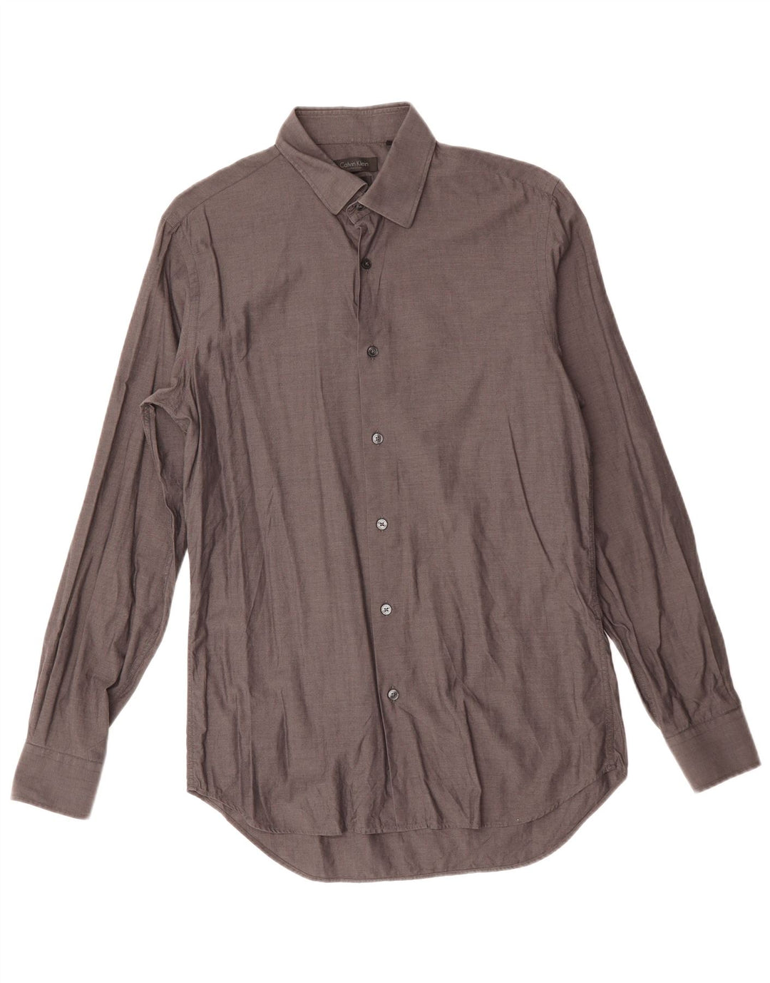 CALVIN KLEIN Ανδρικό πουκάμισο Slim Fit Μέγεθος 41 16 Large Grey