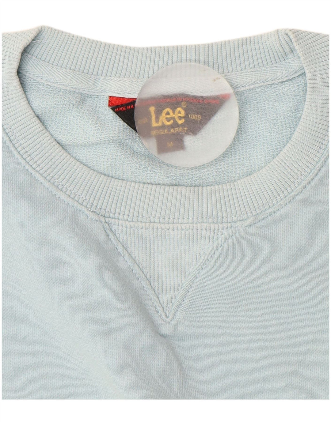 Ανδρικό φούτερ με κανονική εφαρμογή LEE, μεσαίο μπλε βαμβακερό