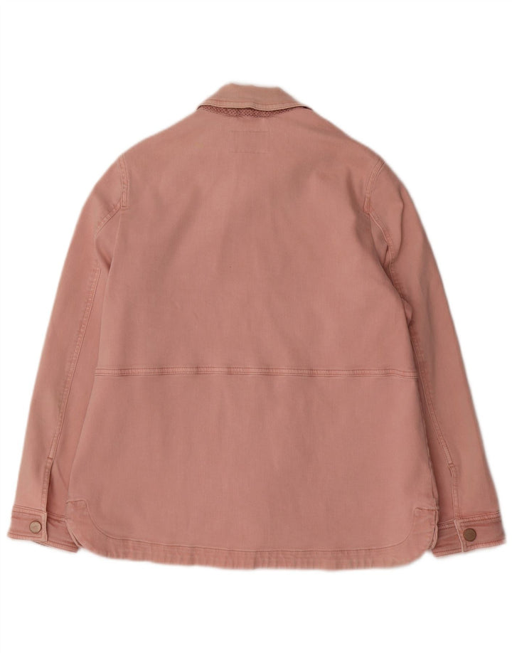 Joules Γυναικείο Τζιν Μπουφάν UK 12 Μεσαίο Ροζ Βαμβακερό