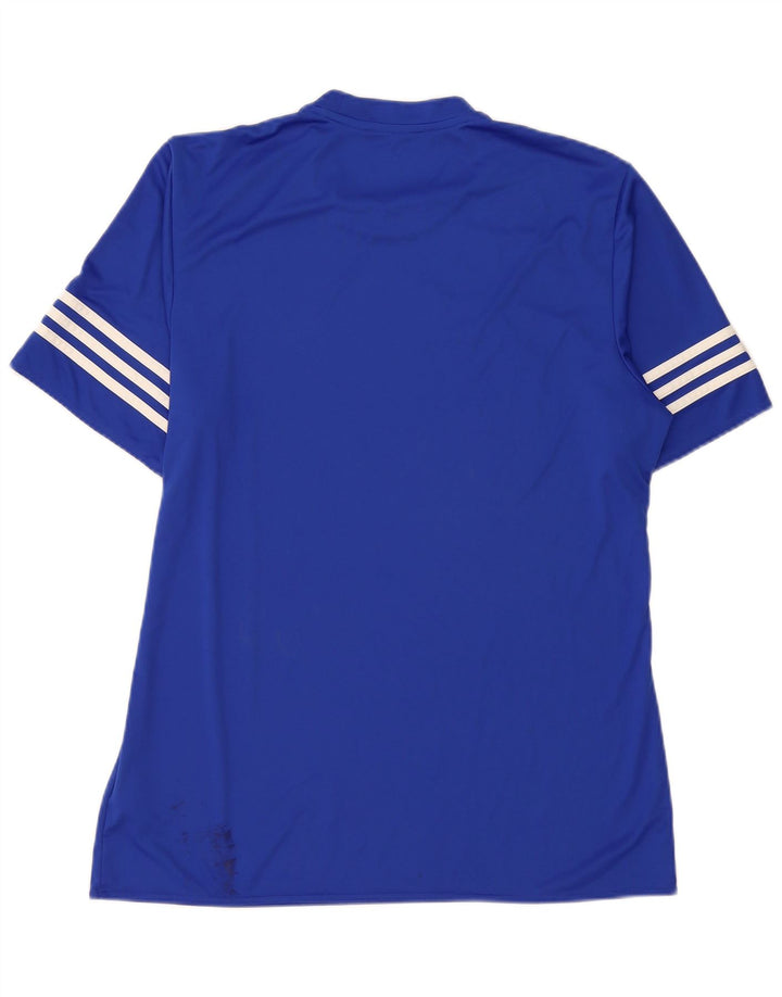 Adidas Ανδρικό T-Shirt Climalite Top Large Blue Polyester