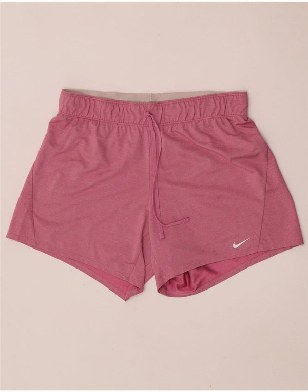 Γυναικείο αθλητικό σορτς Nike Dri Fit UK 14 Μεσαίο ροζ πολυεστέρα