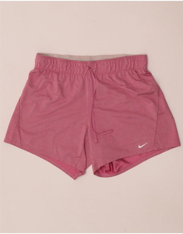 Γυναικείο αθλητικό σορτς Nike Dri Fit UK 14 Μεσαίο ροζ πολυεστέρα