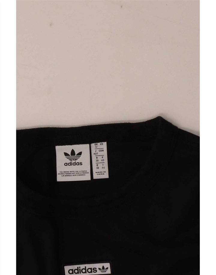 Γυναικείο T-Shirt Adidas Top UK 12 Medium Black