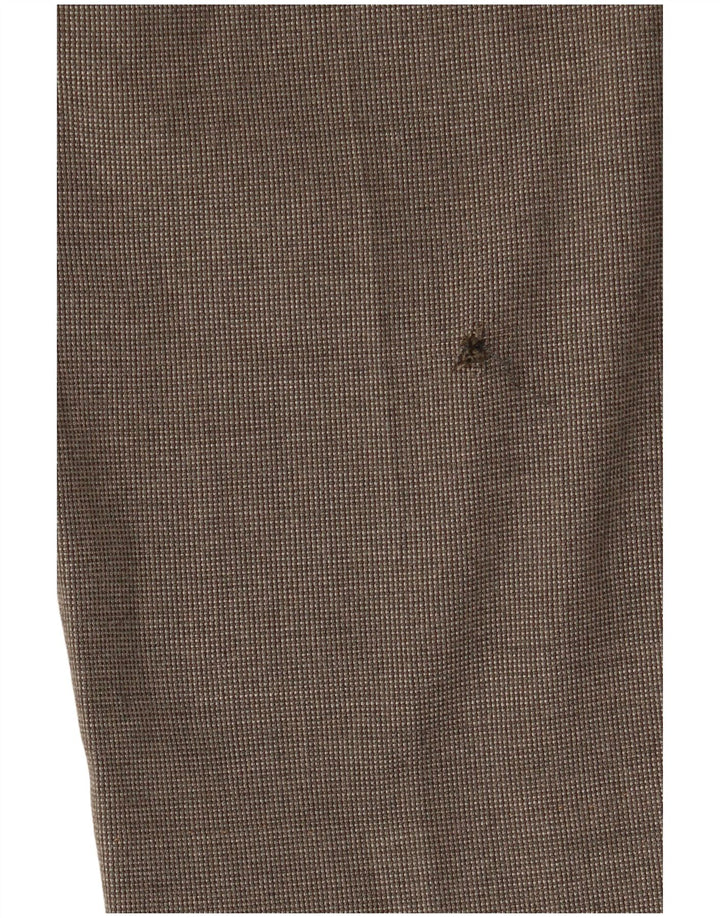 Marks & Spencer Ανδρικό Slim Fit Casual Παντελόνι W36 L29 Καφέ Πολυεστέρας