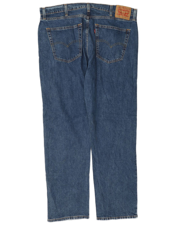 Levi's Mens 505 Straight Jeans W40 L32 Μπλε Βαμβακερό