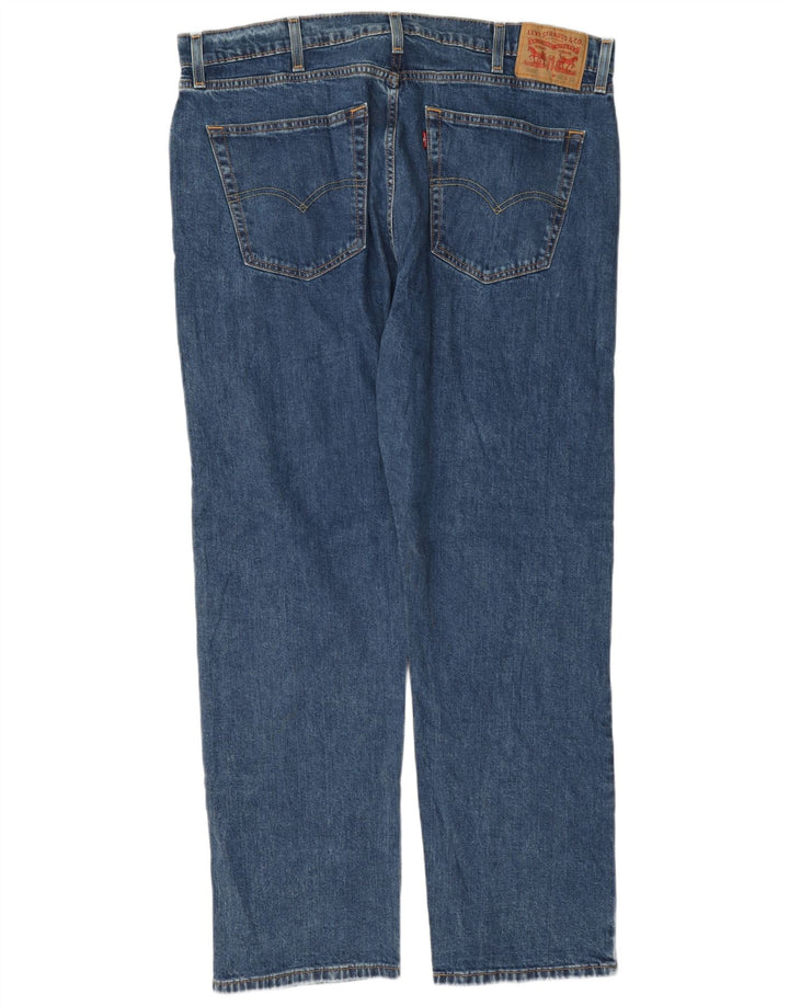 Levi's Mens 505 Straight Jeans W40 L32 Μπλε Βαμβακερό
