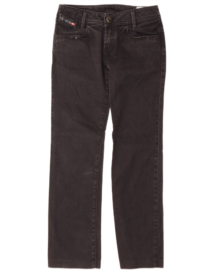 Diesel Γυναικείο Τζιν Totta Straight W25 L27 Μαύρο βαμβακερό