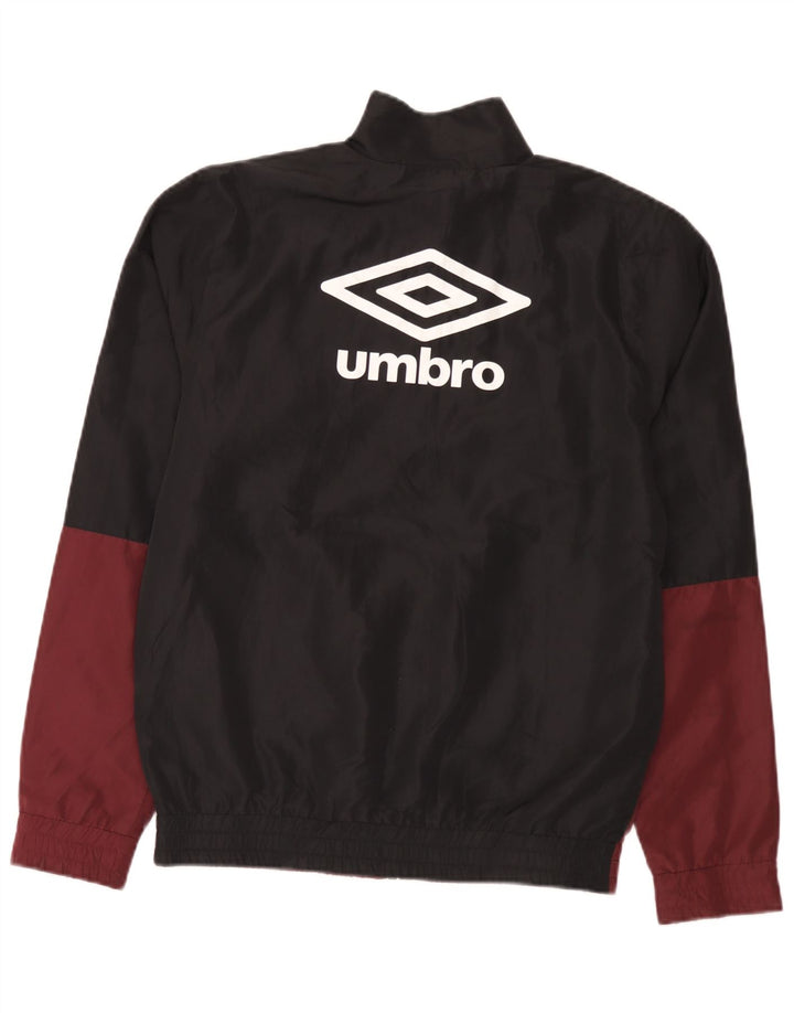 Ανδρική φόρμα γυμναστικής γραφική Umbro Top μπουφάν Μικρό καφέ χρώματος πολυεστέρας